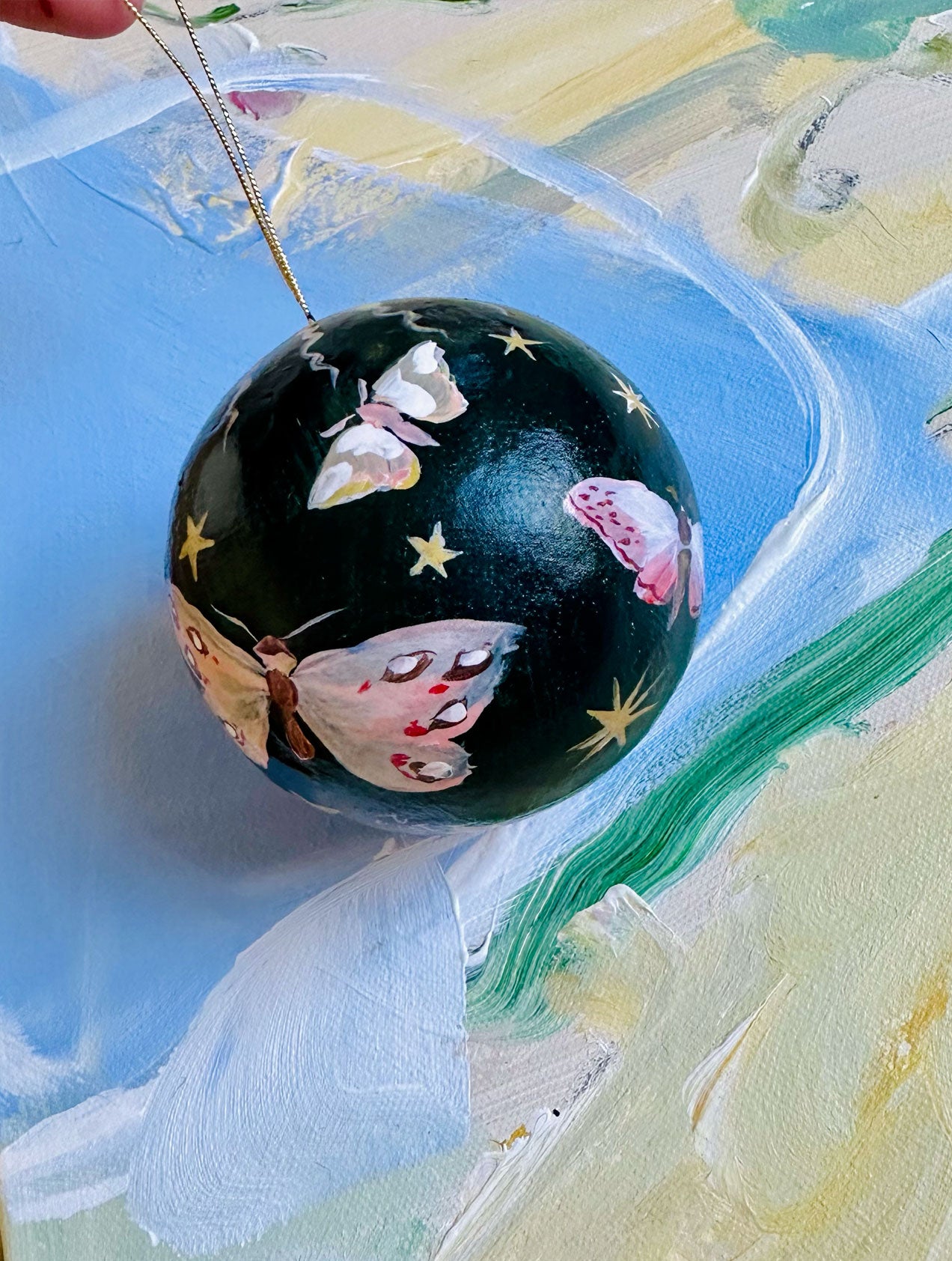 2023 Christmas Ornament: Sunburst and Celestial Flutters