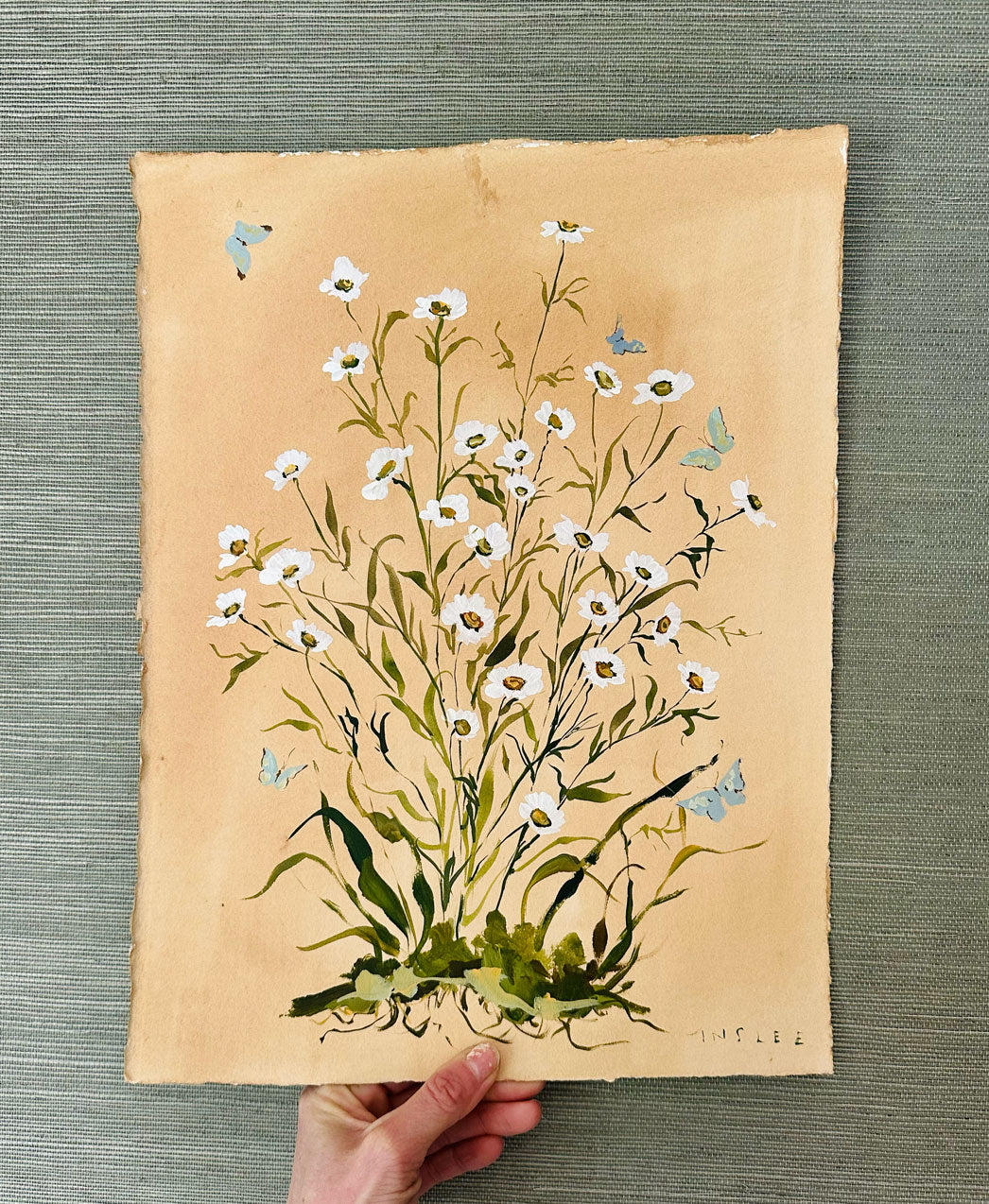 Daisies on Cane