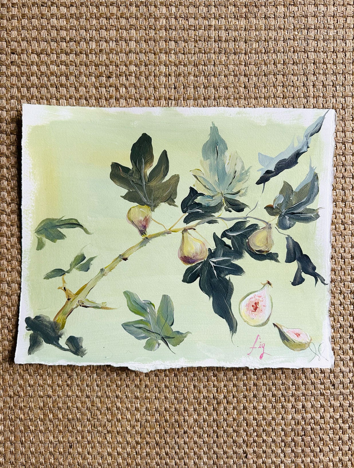 Fig: Acrylic on Paper