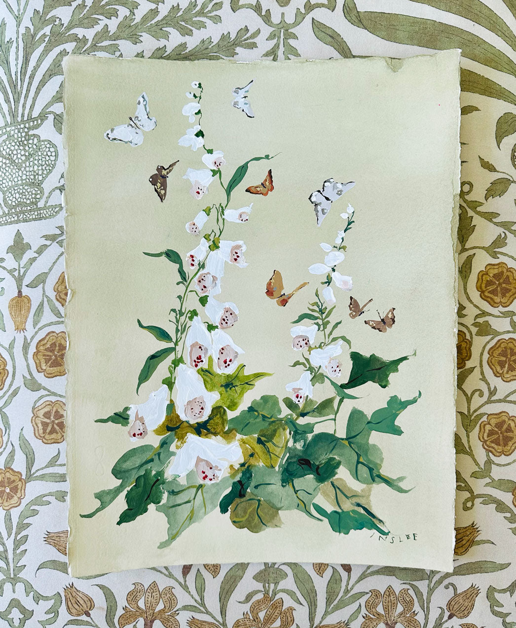 Foxglove on Green Tea