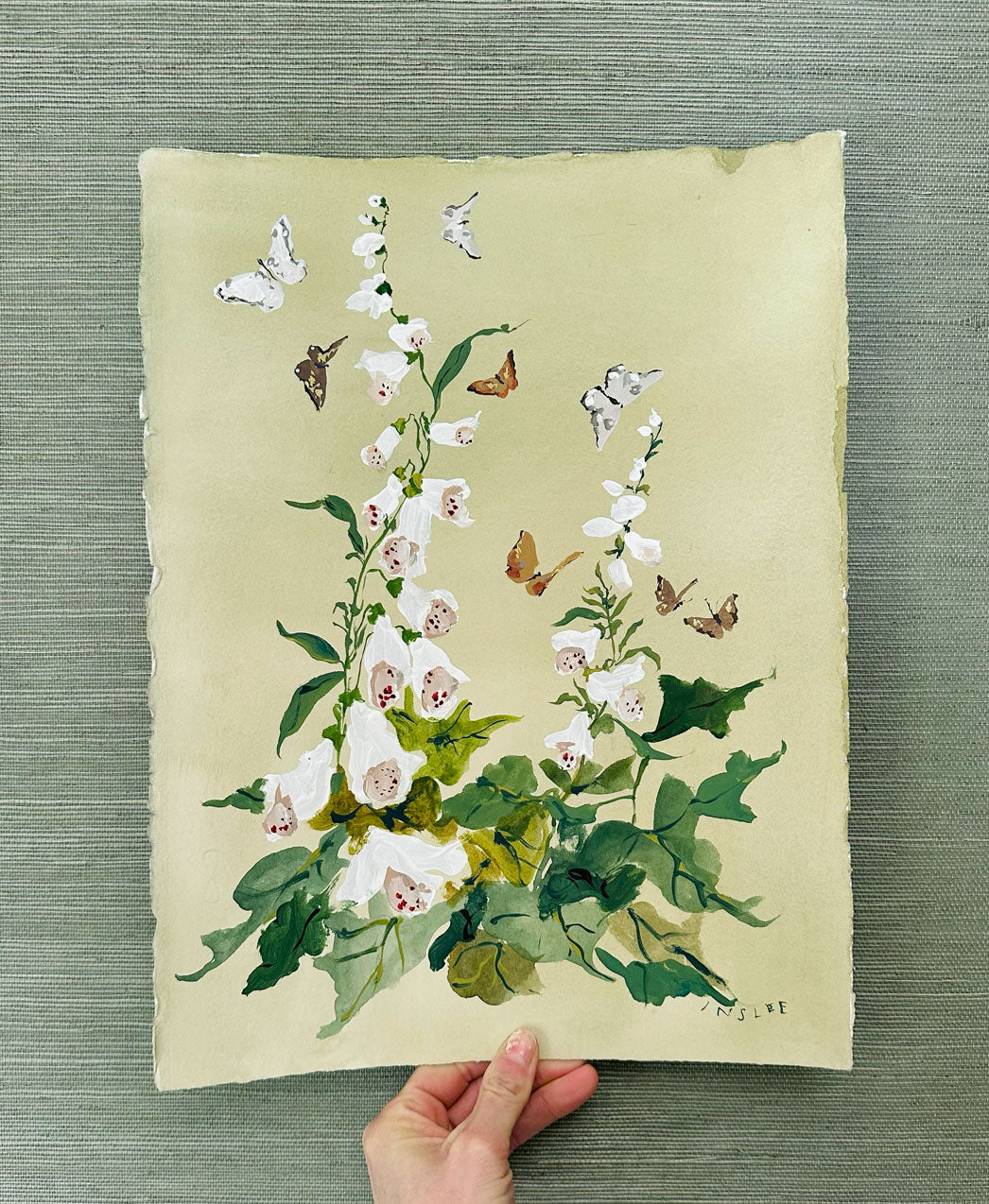 Foxglove on Green Tea