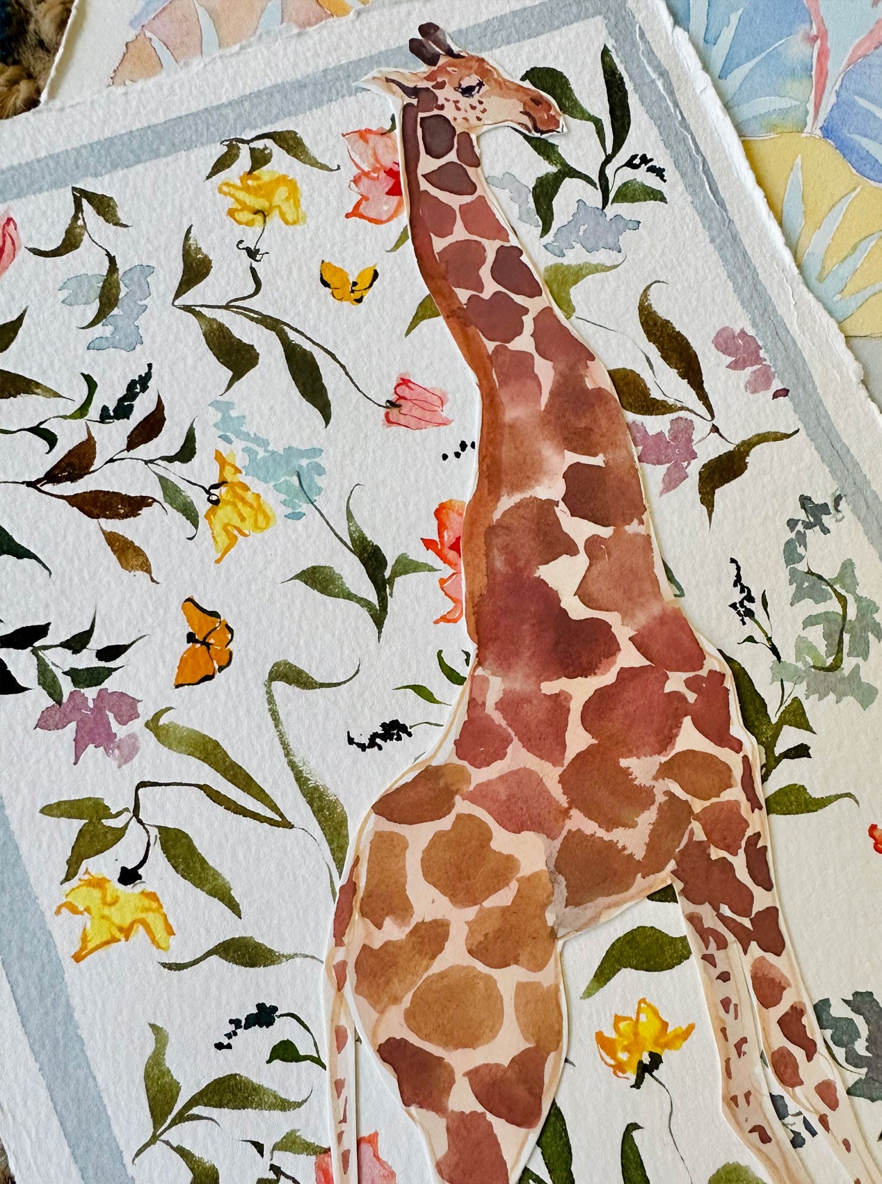 Giraffe Collage