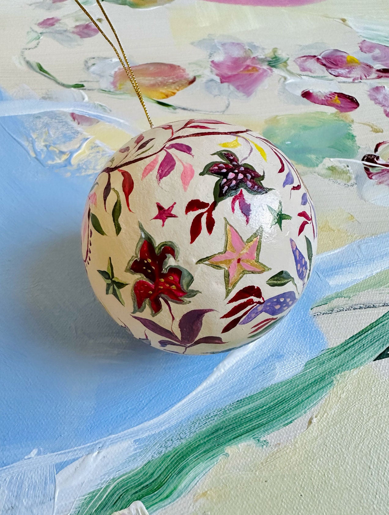 2023 Christmas Ornament: Winter Paisley