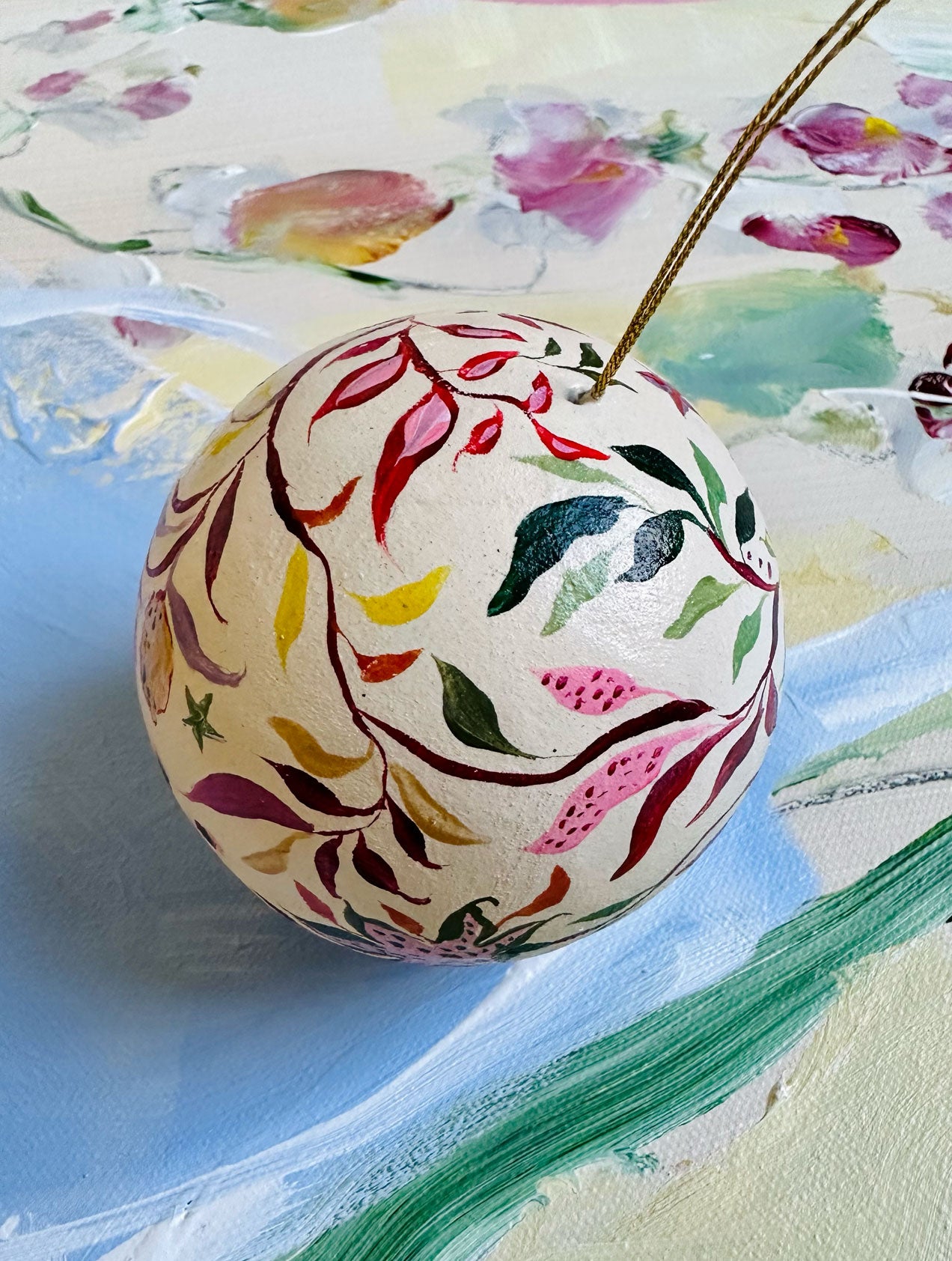 2023 Christmas Ornament: Winter Paisley