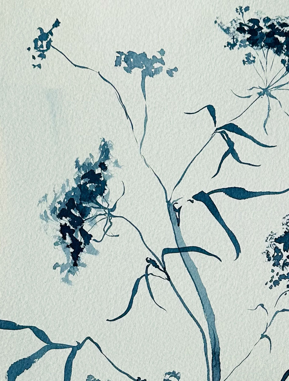 Queen Anne's Lace: Indigo