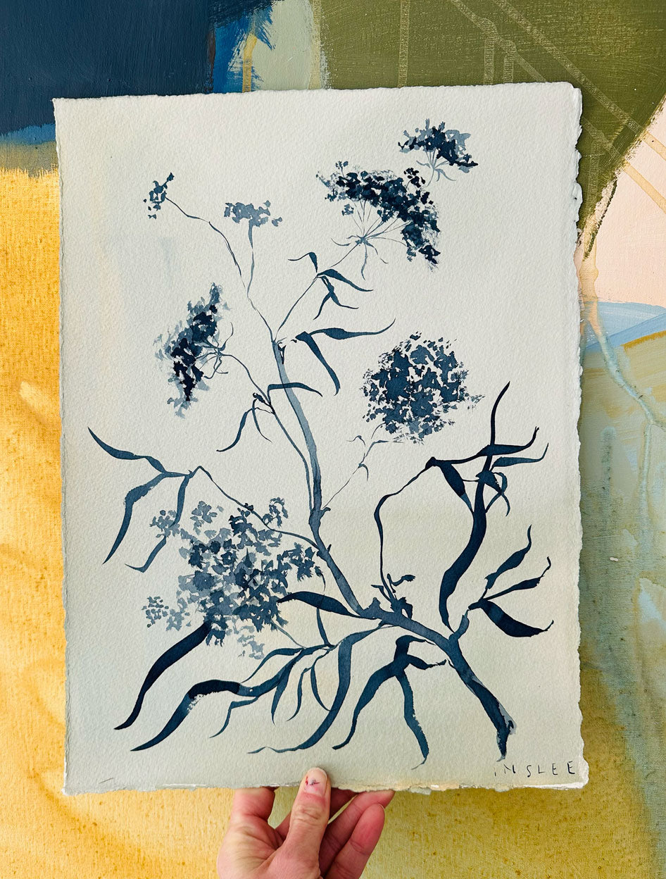 Queen Anne's Lace: Indigo