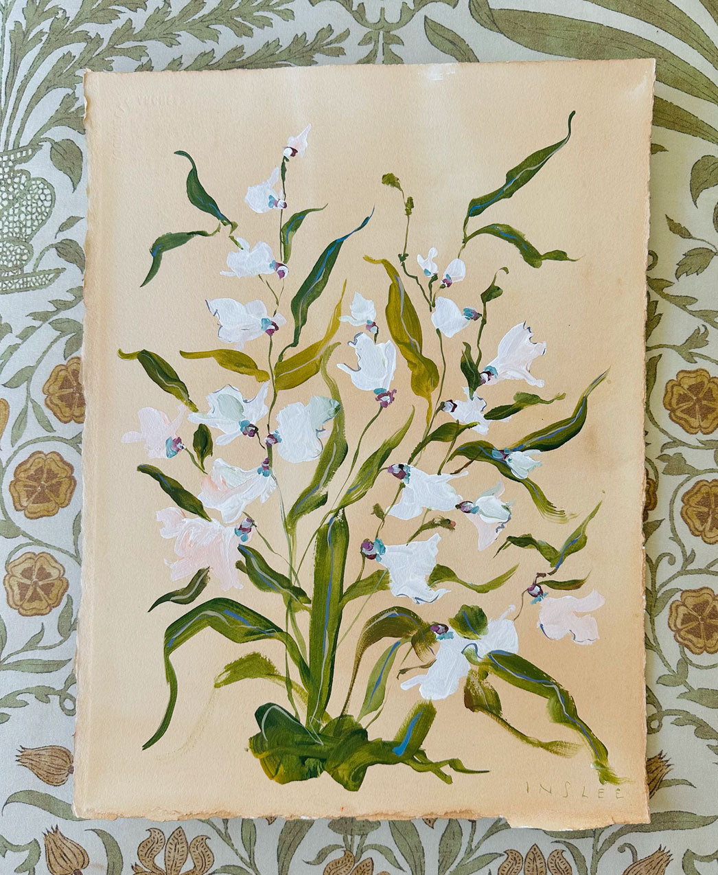 Stock Flower on Cane