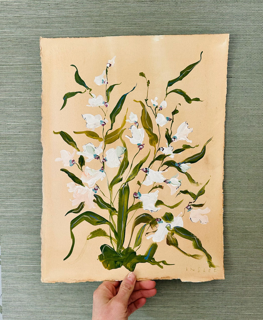 Stock Flower on Cane