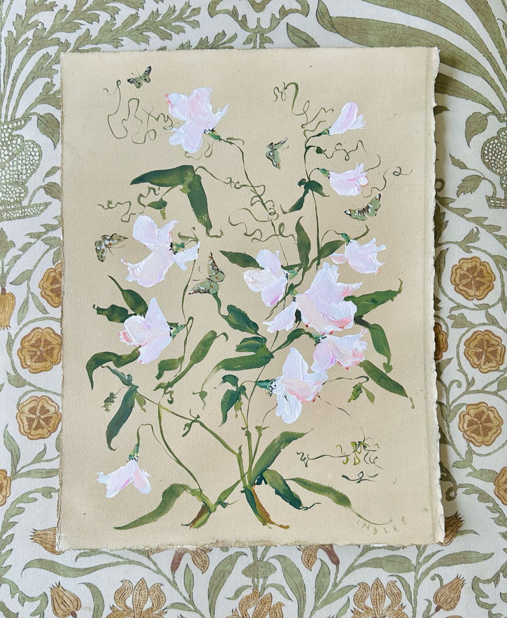 Sweet Pea on Green Tea