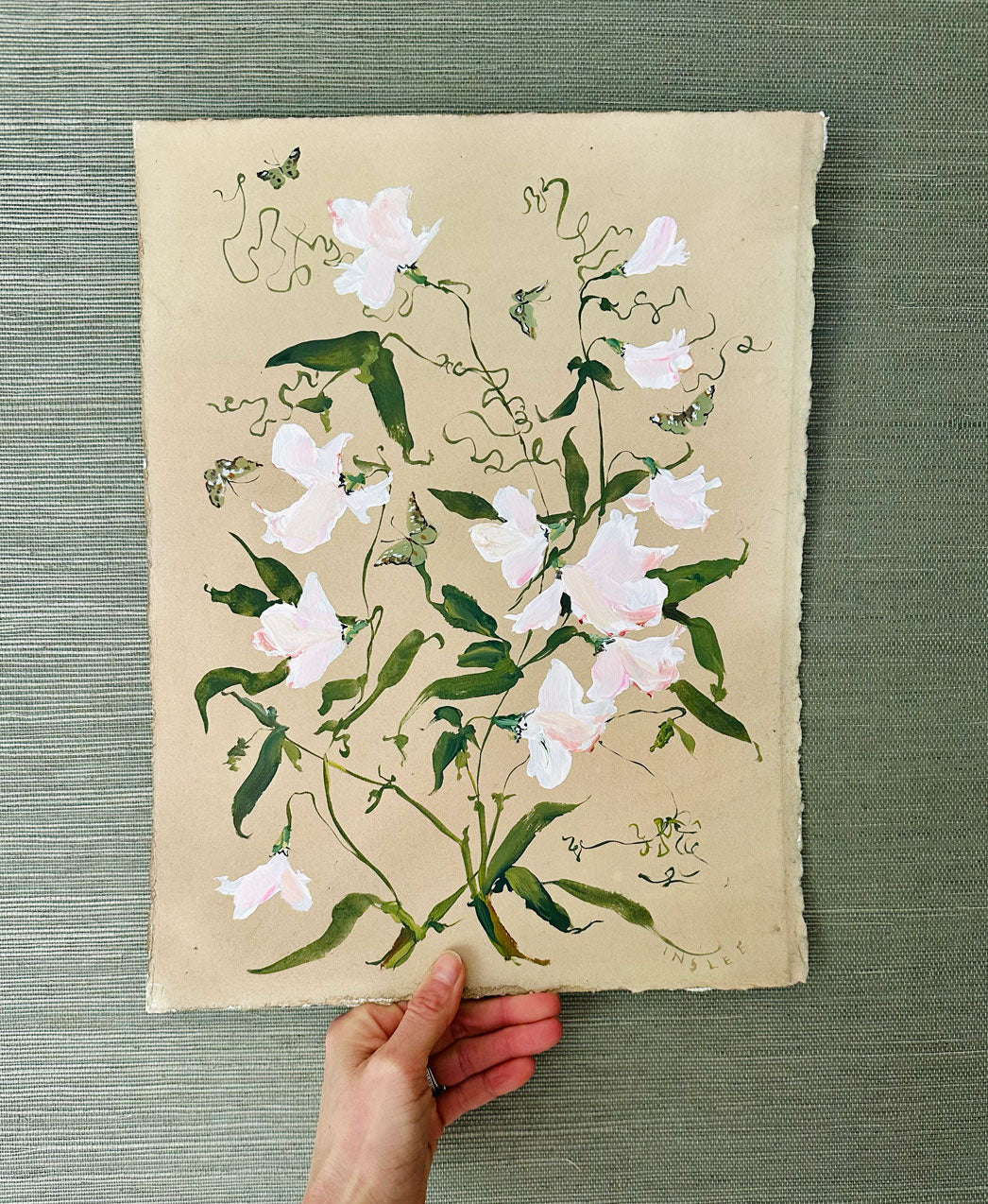 Sweet Pea on Green Tea