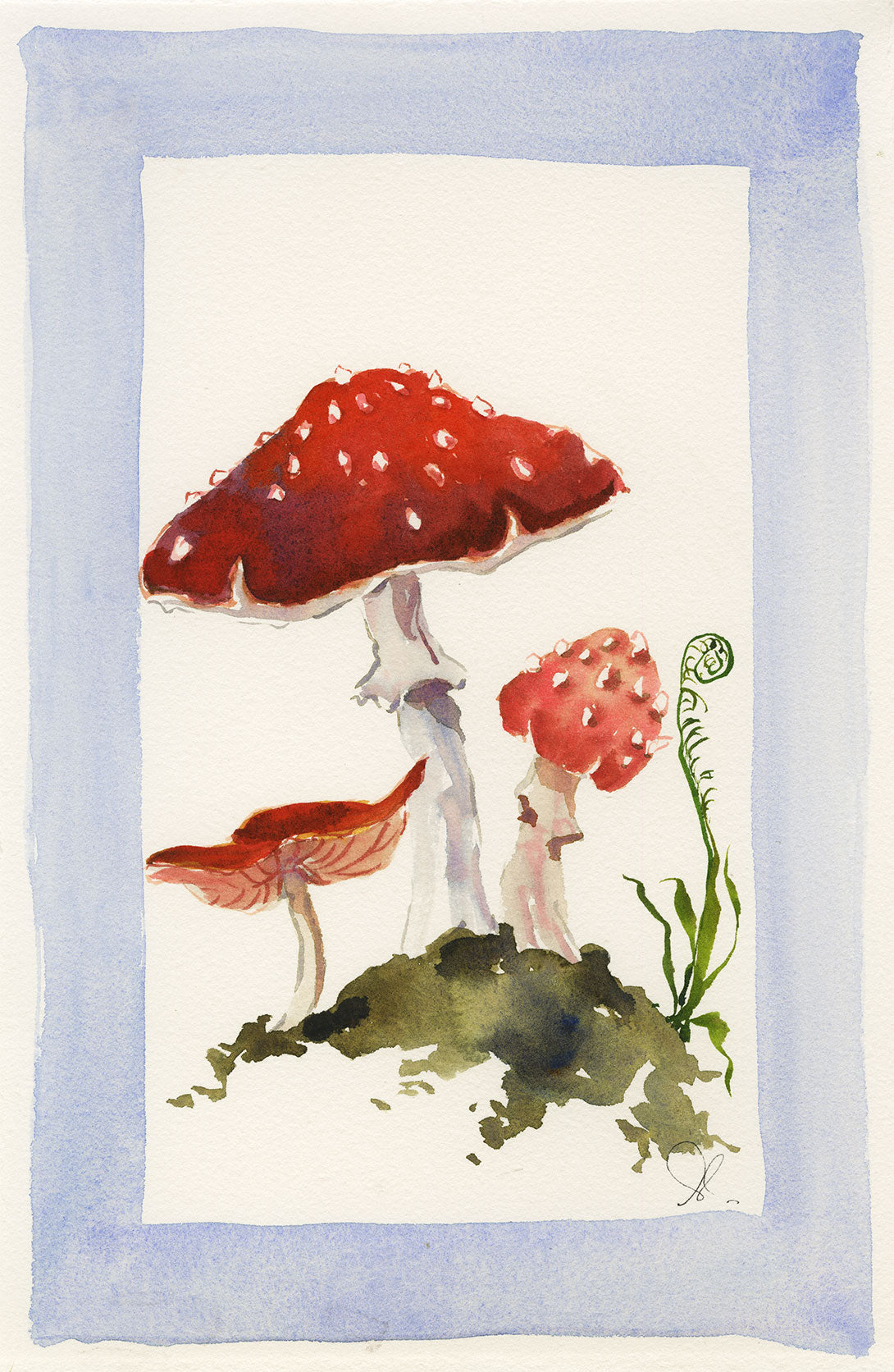 Three Mushrooms