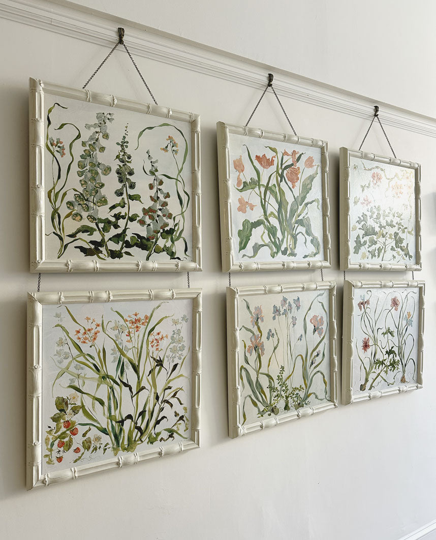 Strawberry & Paperwhite - framed original