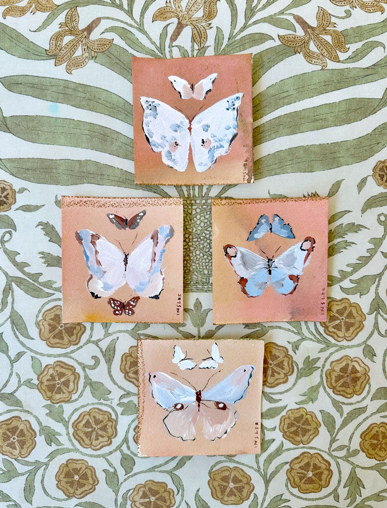 Butterflies, Set of Four