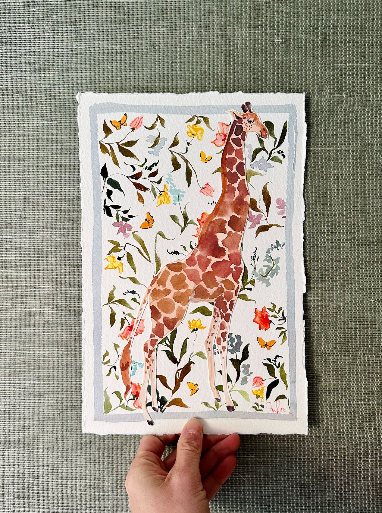 Giraffe Collage