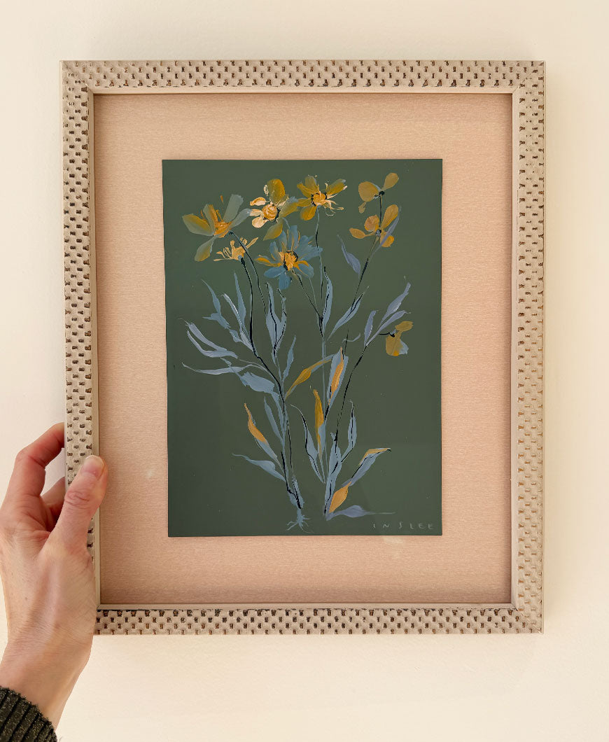Pressed Meadow Flower, Daisy