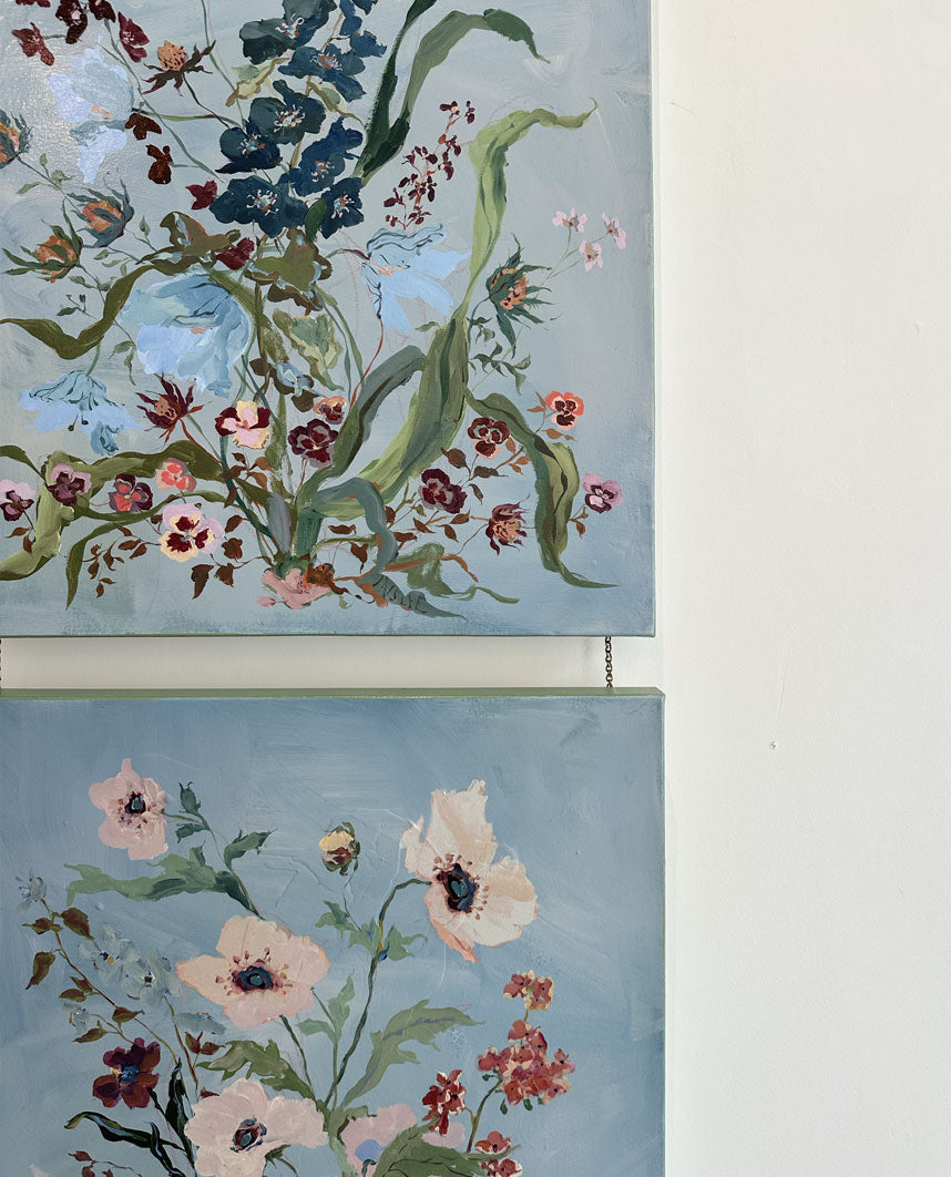 Thistle + Pansy Cornucopia