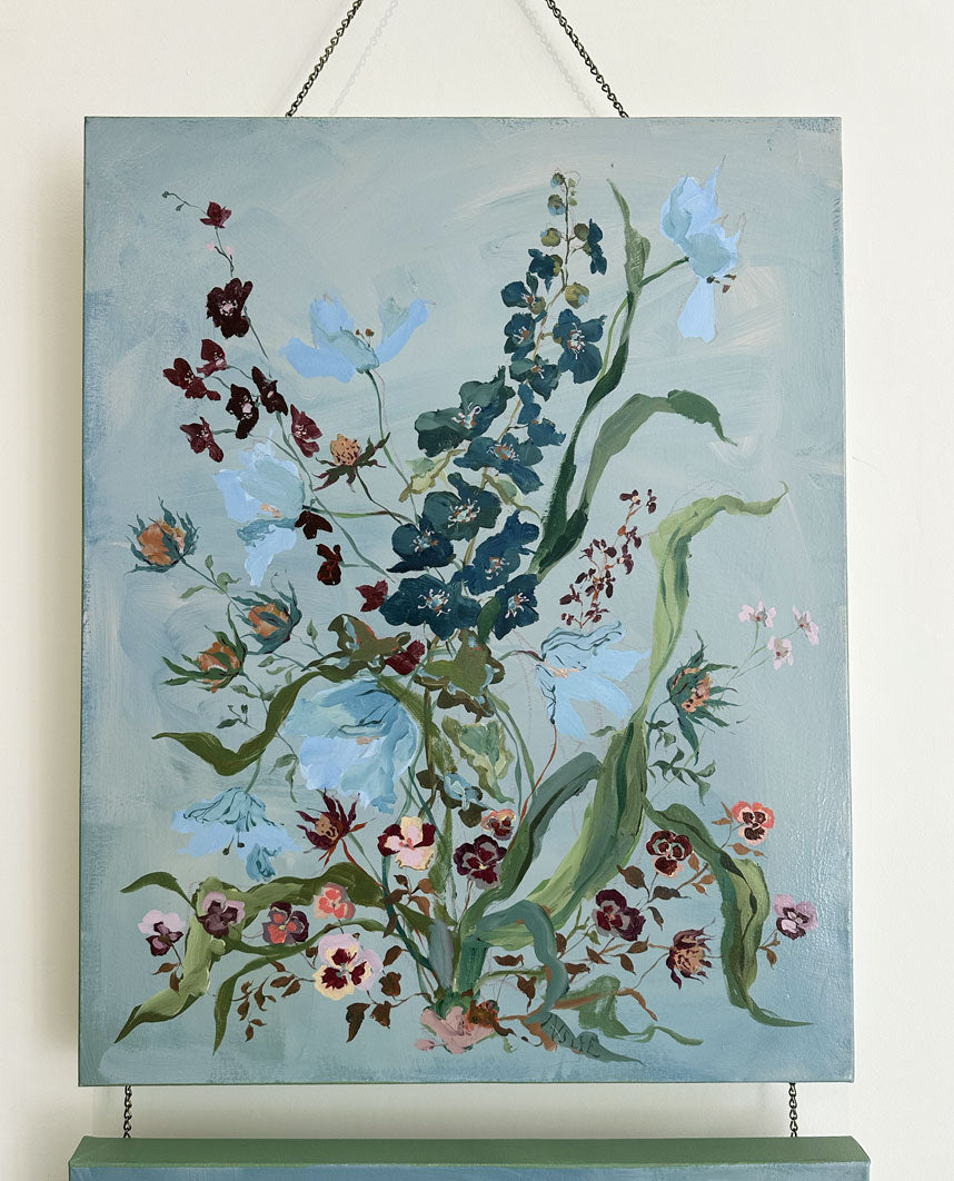 Thistle + Pansy Cornucopia