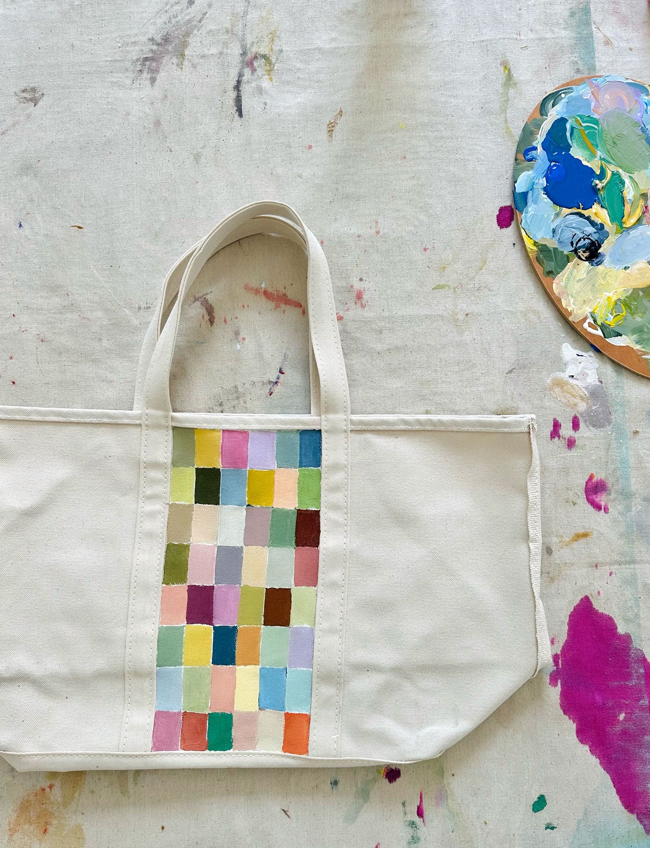 The Colorblock Tote Bag